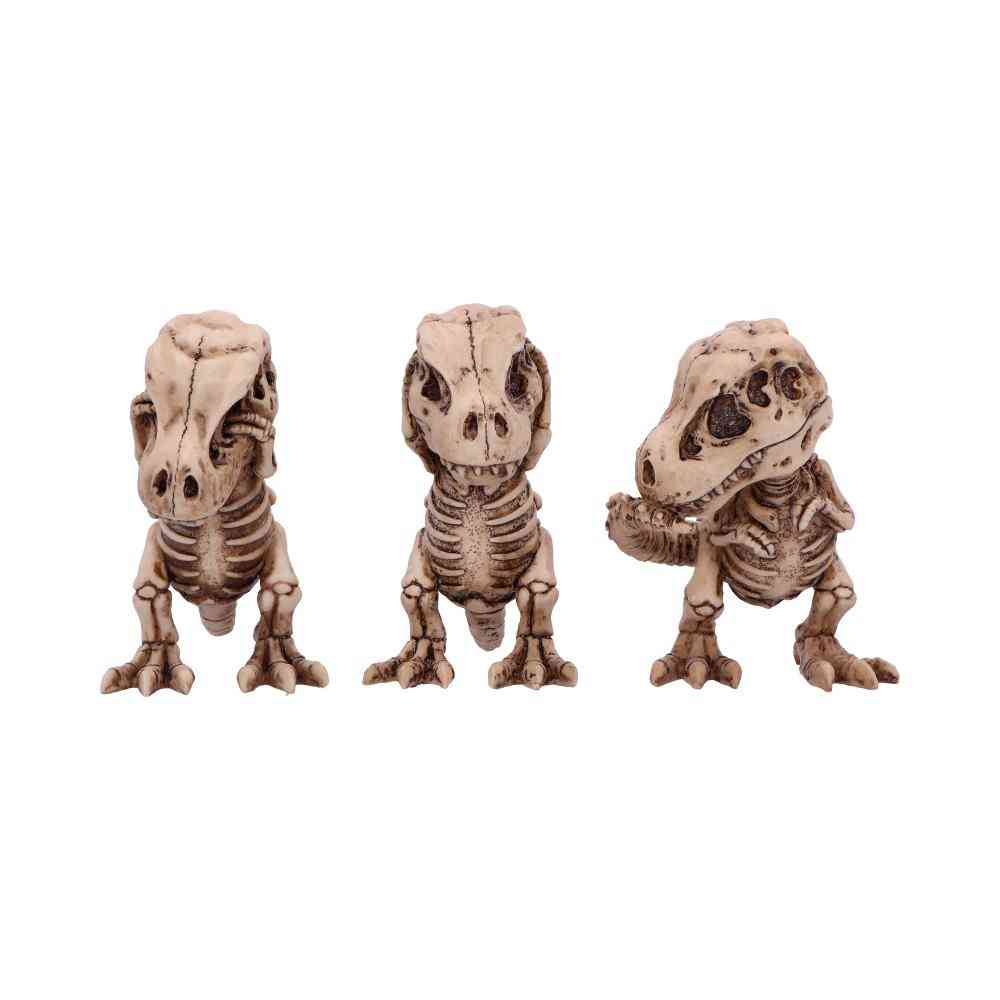 Nemesis Now - Three Wise Tyrannosaurus Rex Skeletons Beeldjes/figuren - Multicolours